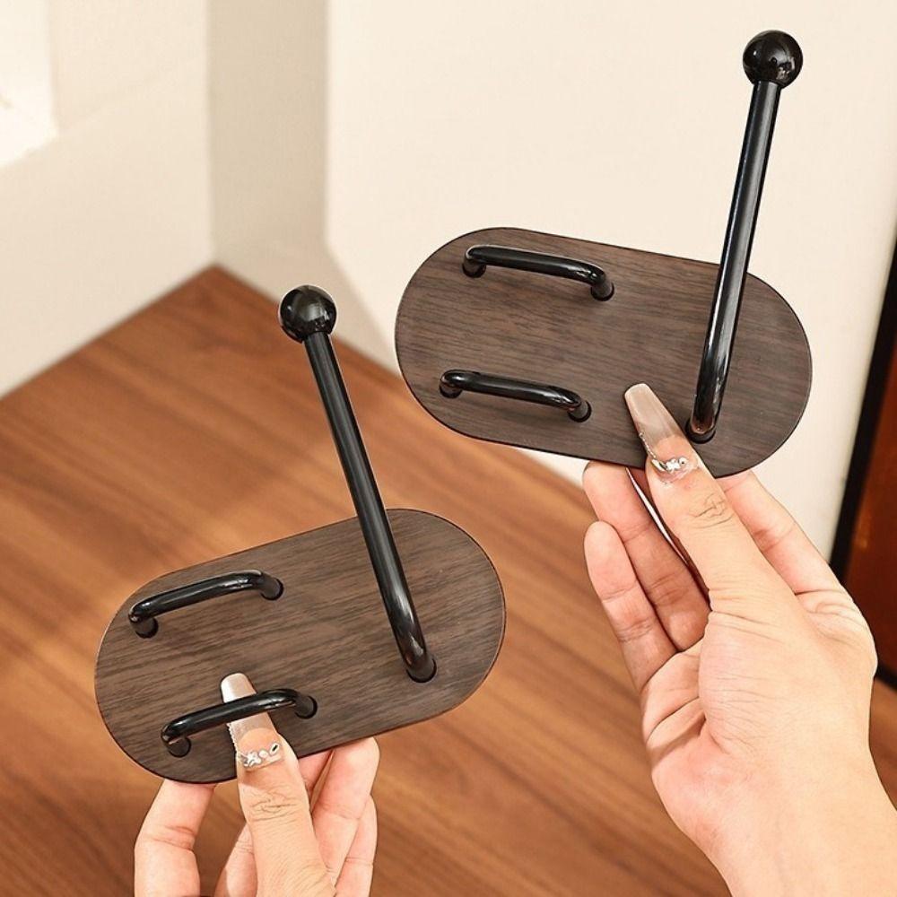 2 Pieces Waterproof Hair Tie Storage Rack Wall Mounted Comb Holder Practical Comb Stand Vanity