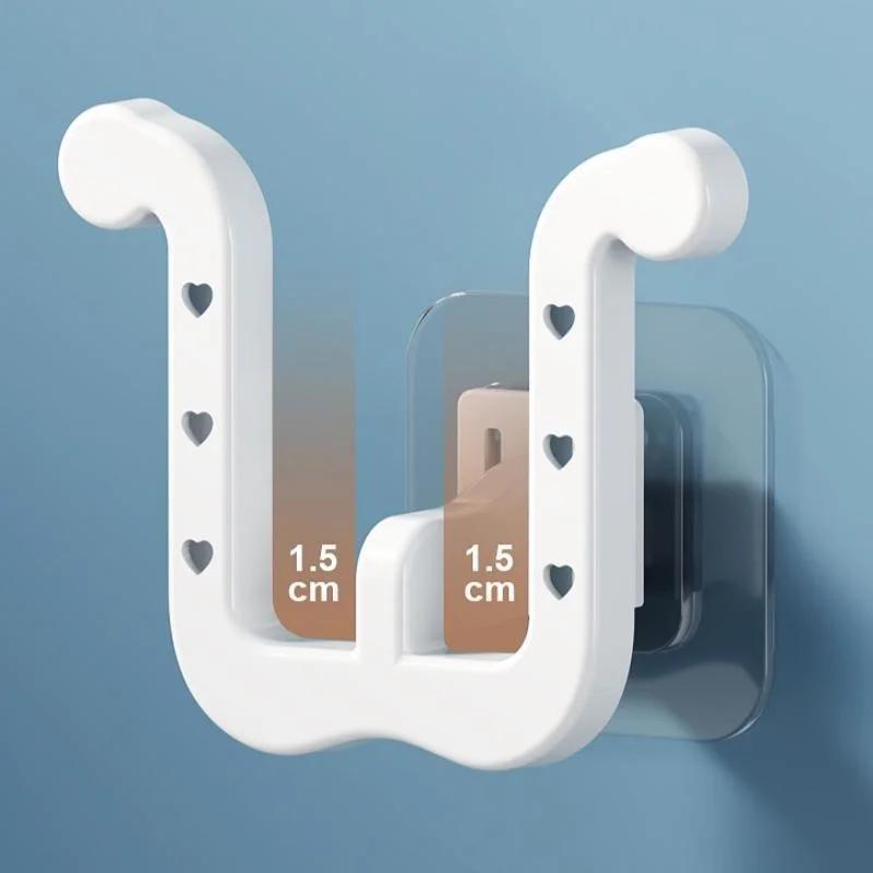 

Стойка для хранения тапочек, самоклеящаяся вешалка для ванной, сливная полка для унитаза, настенная сушилка для обуви в спальне белый