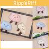 Adorable White Cloud Plush Doll Keychain Soft Pp Cotton Cute Character Pendant