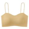 Hot Sale Women's Seamless Wire-Free Push-Up Bandeau Bra with Thin Straps & Beautiful Back Design