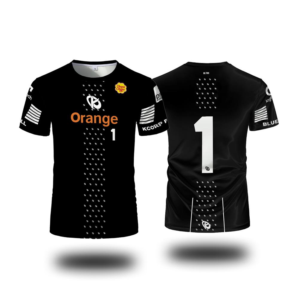 Karmine Corp Esports Uniform Season Jerseys Summer Men's Breathable Sports T-shirt KCorp Fans Customized Tops Boys Tees Valorant