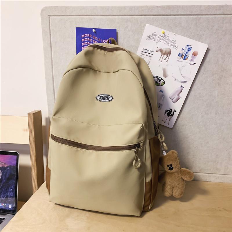 School bag School bag Female college student Versatile Harajuku simple backpack Girls commuting shopping small backpack