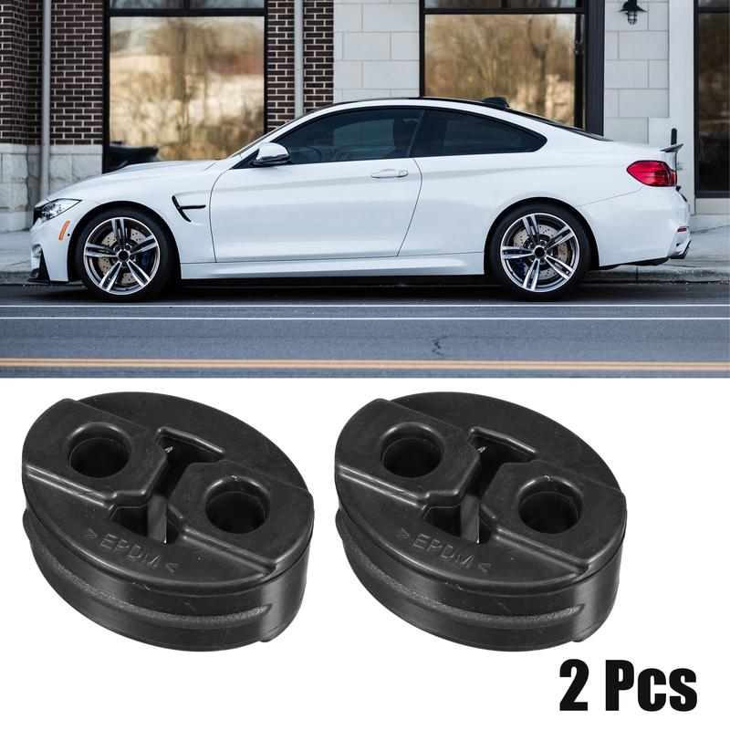 UXCELL 13mm 2 Holes Muffler Exhaust Hanger Bushing Rubber Mount Bracket Car Insulator Tail Pipe Hangers Bushings Kit Support