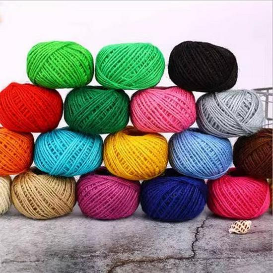 Natural Coarse Jute Rope for DIY Projects, Binding, and Retro-Style Ornaments