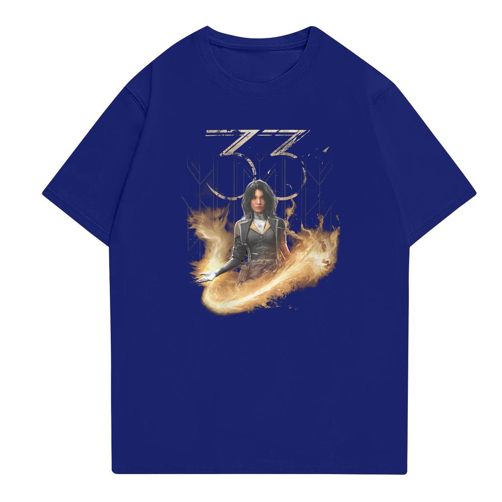 Modische Aldult Rundhals Kurzarm Arbeitskleidung Bedruckte Oberteile Für Sommeroberteile