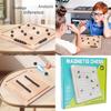 Family Friendly Chess Game With Wooden Construction And Educational Play