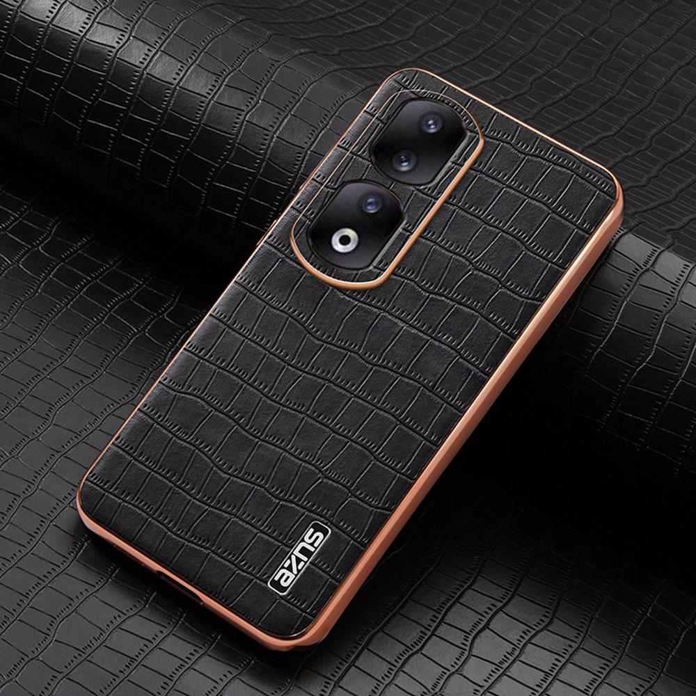Custodia in Pelle per Honor 90 Pro Custodia Bumper Placcato Copertura Posteriore Completamente Protetta per Honor 100 200 90 Pro 90 Lite Custodia