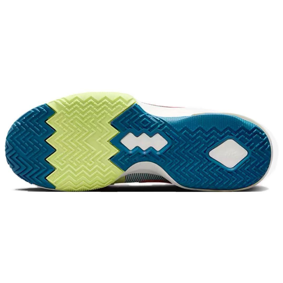 Мужские кроссовки Nike Air Max Impact 4 Jade Ice Bright Crimson Blue Industrial-Blue — фото 6