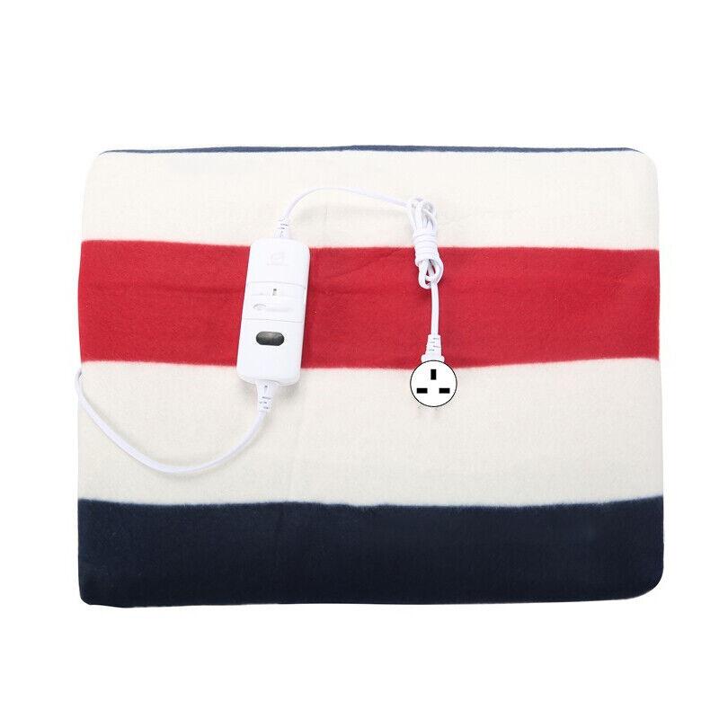 Electric Heated Throw Polyester 180*150cm As Shown 1x 220V Full Size Queen King Twin Bed Fleece Sherpa Heat Under Bedding