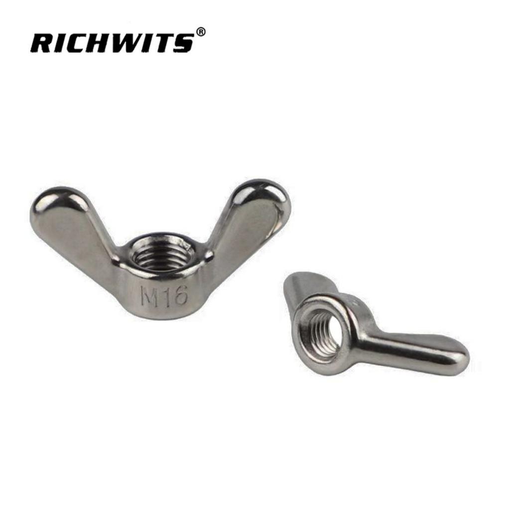 [M10 (304, Weighs 28 Grams)]Bao Yuan Nut, Hand-tightening Nut, Ear Nut, Large Ear Nut, 304, 316 Stainless Steel Butterfly Nut