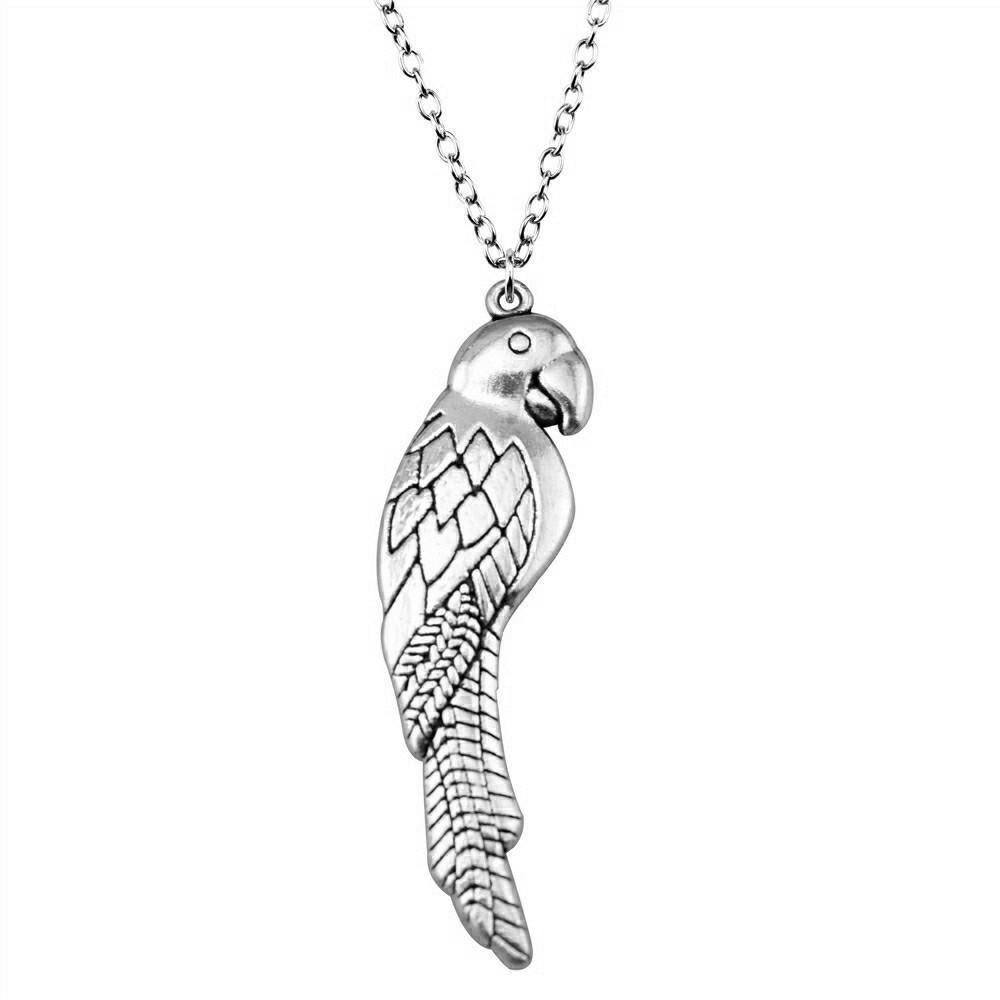 45cm Or 70cm Long Chain Necklace Bird Vintage Jewelry Supplies QN009