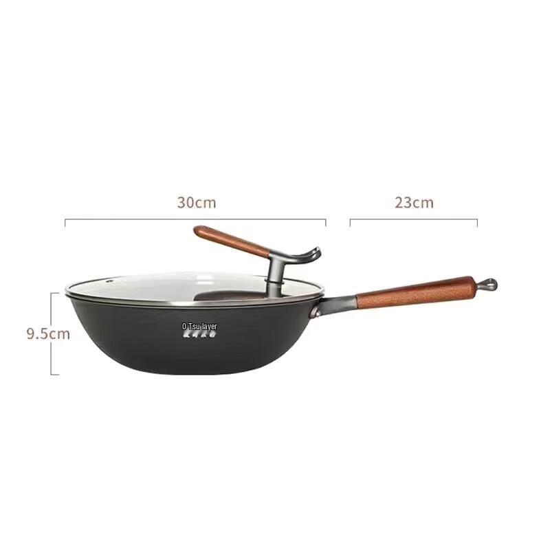Sanhe 0-Coating Micro-Nano Non-Stick Wok