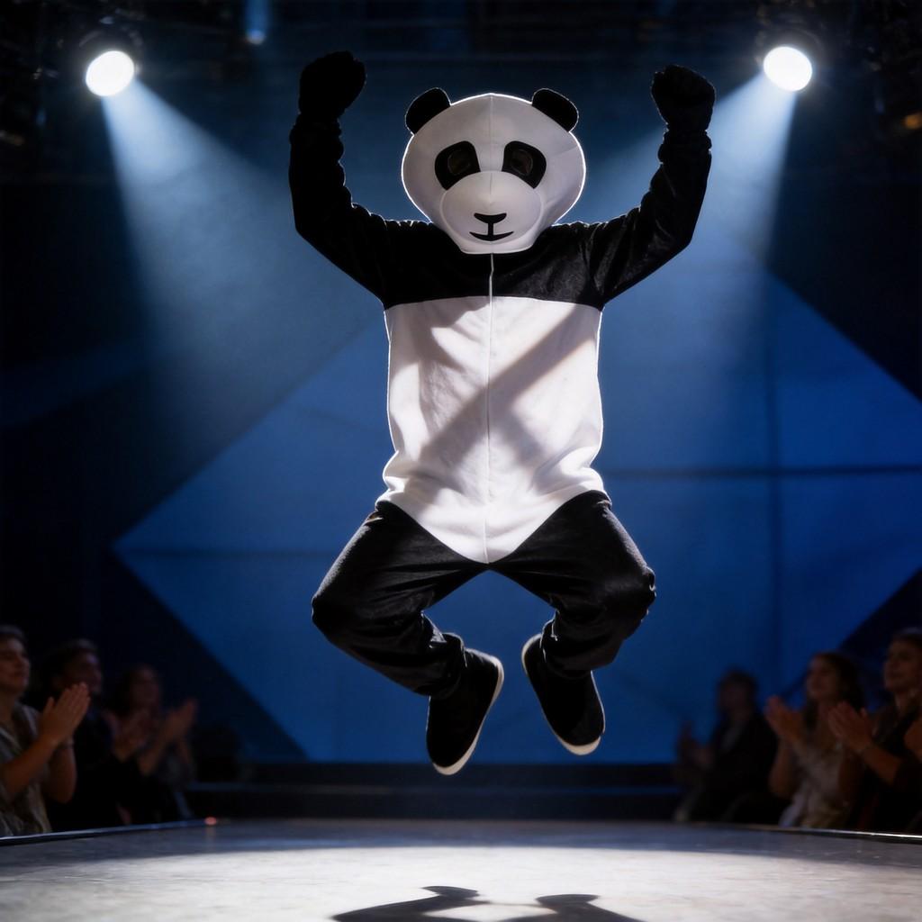Panda Kostým Pro Dospělé Na Halloween Z Polyesterového Materiálu Perfektní Pro Cosplay A Večírky