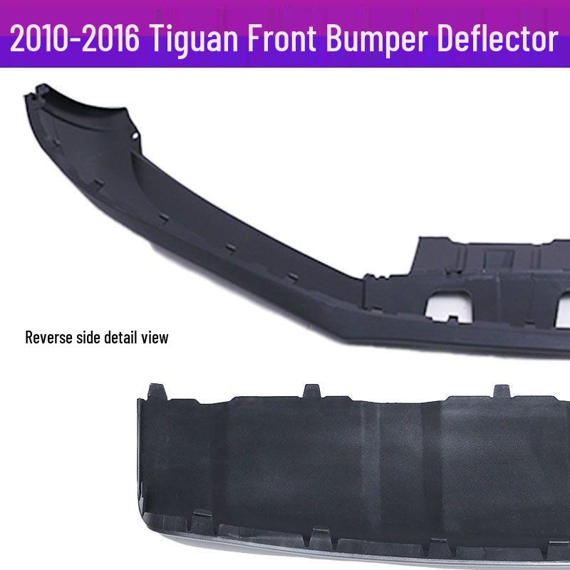 Tiguan Stoßstange Luftleitblech Untere Lippe & Schutzplatte für Modelle 10-12 13-16 mit Silberner Zierleiste