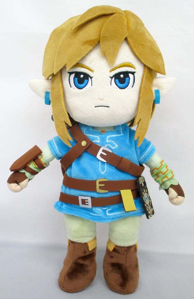 Sanei Boeki The Legend of Zelda: Breath of the Wild Link (S) W13 X D10 X H28cm Plush Toy ZP01