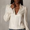 Spring New Women's Fashion Solid Color Lapel Long Sleeve Shirt Blouse For Women