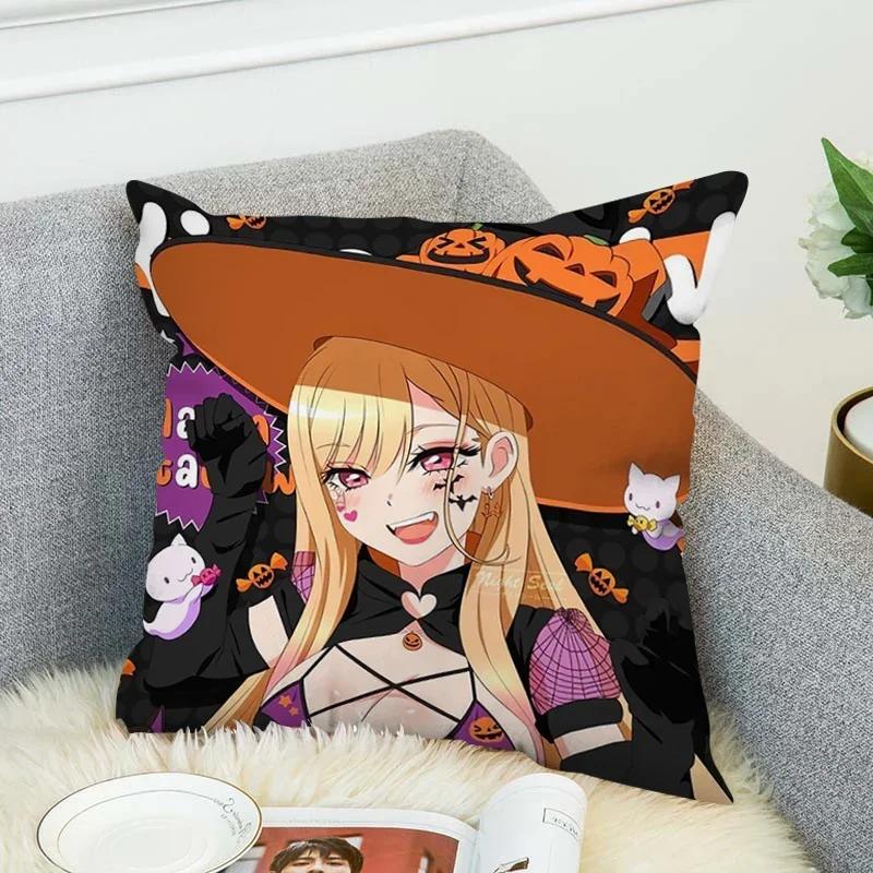 Pillowcases 40*40 Decor Marin Kitagawa Pillow Cases Decorative Cushion Covers for Pillows Pillowcase 45*45 Room Cushions Cover