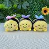 1 Piece Bag Pendant Cute Little Bee Doll Plush Toy Keychain Children'S Backpack Accessories Holiday Gifts