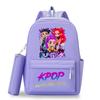 Kpop Demon Hunters Schoolbag Backpack for Student Teenager Rucksack Girl Casual Kawaii School Bag Travel Knapsack Mochila Present