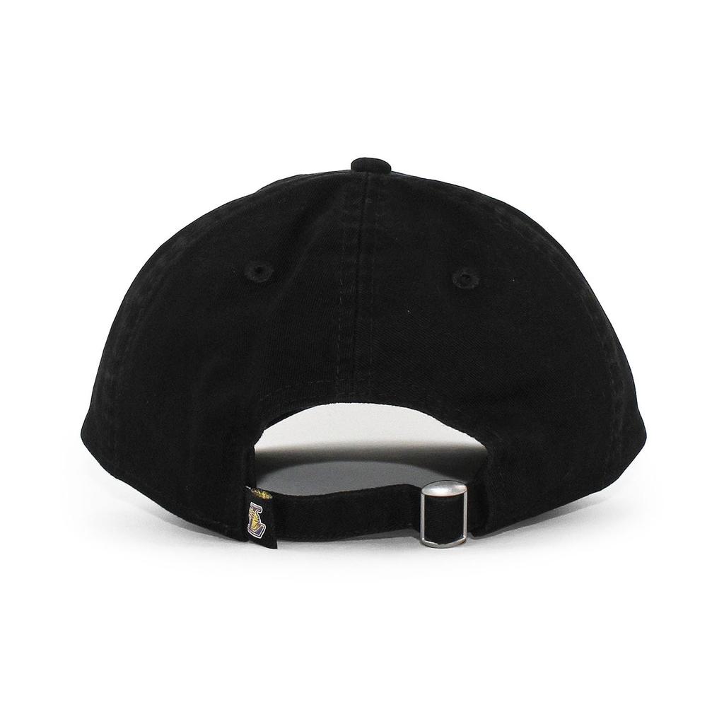 New Era 9TWENT Strapback Core Classic Strapback Cap NCAA Angeles Lakers Cap, 920, MLB, NBA, NFL, (Los (Black)) [Used]
