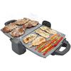 Electric Grill - TM ELECTRON - Model N/C - 1800 W - Removable Plates - Surface Area 1430 Cm²