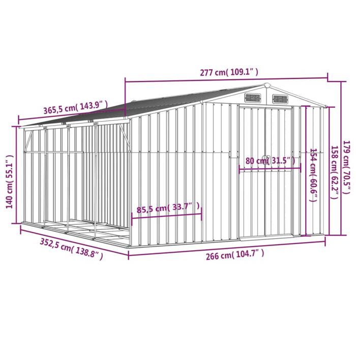 VidaXL Abri de Jardin, Cabane à Outils avec Poignées, Remise à Outils avec Toit Inclinable, Abri de Rangement, Marron Clair 3188300