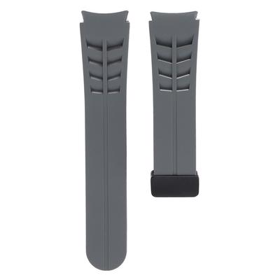Watch Band Silicone 44mm Magnetic Folding Buckle Quick Release Comfortable Wristband for Galaxy