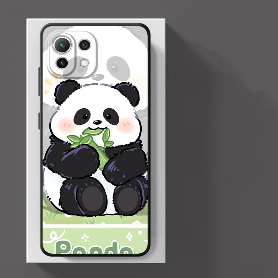 Cartoon Cute Panda Case for Xiaomi Poco F8 C61 M5 C71 M3 M4 M7 Pro C50 C75 F3 X3 X4 X5 X7 Pro F1 Funda Phone Cover