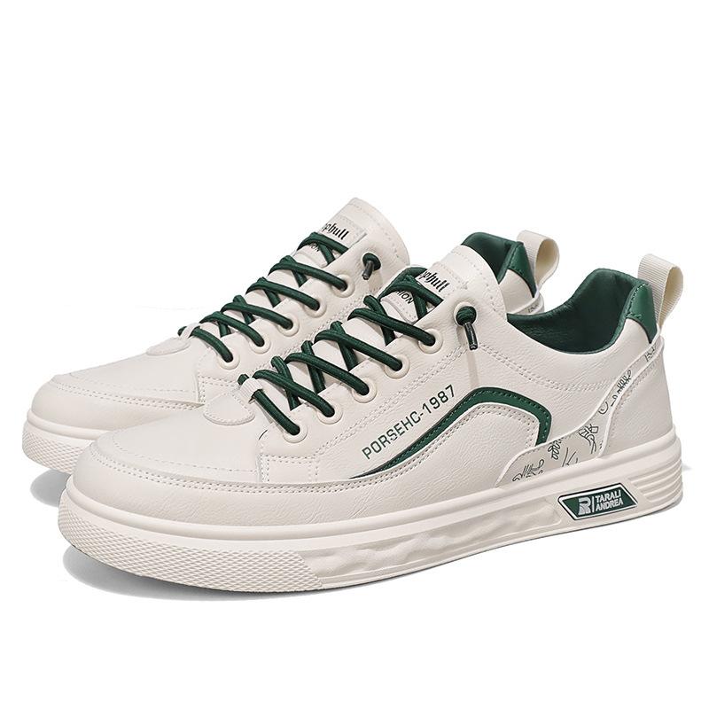 

Board shoes autumn and winter men s foot sports casual shoes thick sole heightening low top wear-resistant simple student white shoes men 44