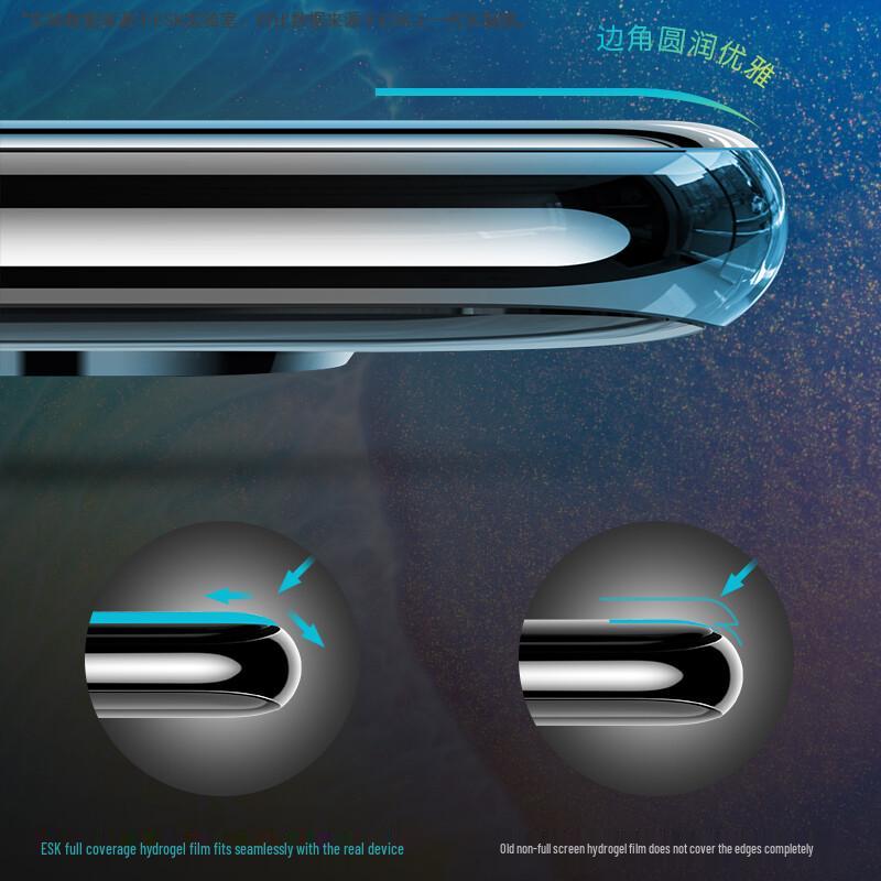 YiSiKa Nano Vollbild-Hydrogel-Displayschutzfolie für Huawei P30 Pro/P40 Serie