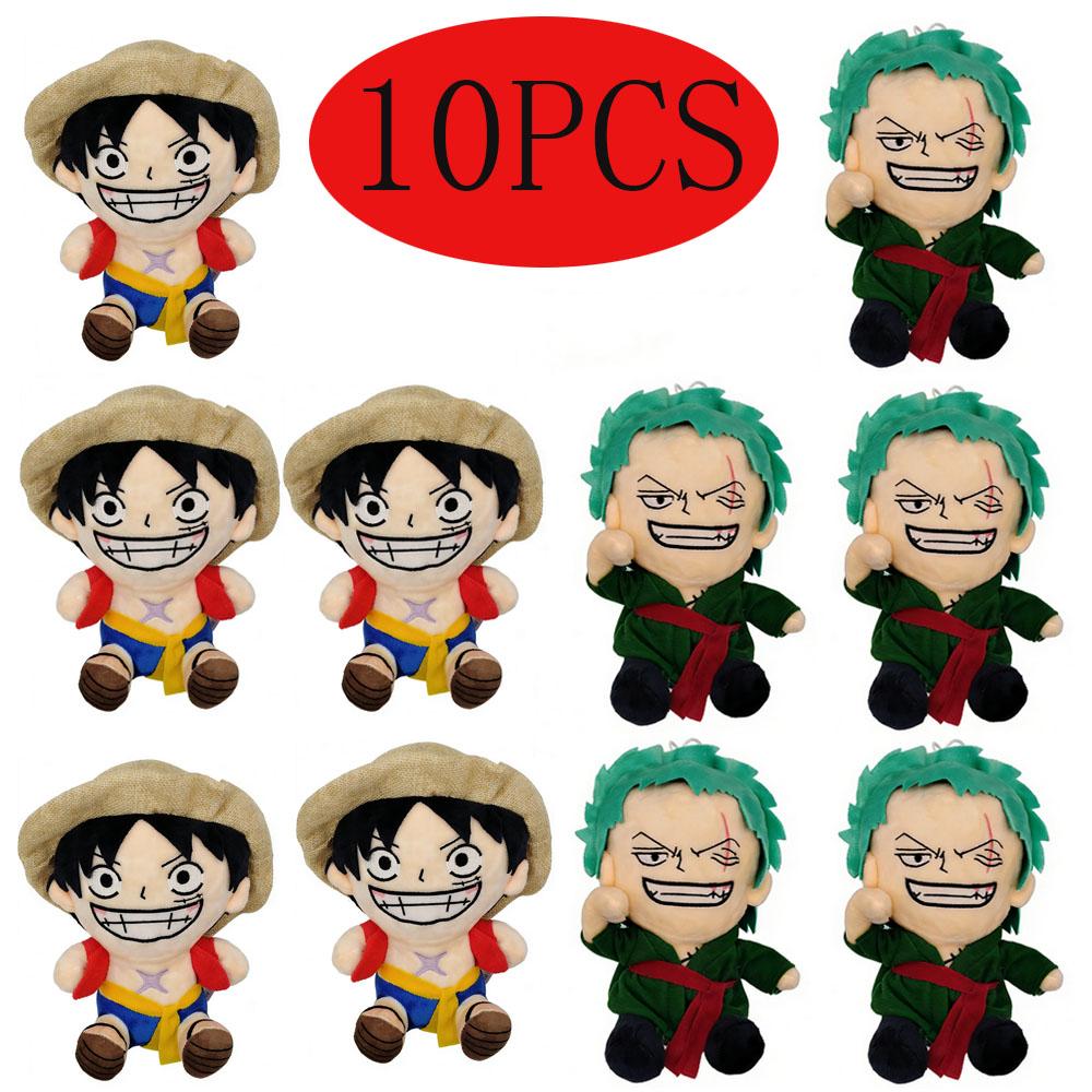 One Piece Anime 20-22cm Plush toys Luffy Zoro Plush Toy Keychain doll Backpack Hangings Kid Christmas Gift Toys,room decoration