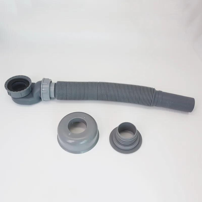 Universal bathtub drainer with waste hose basin waste set sink strainer for shower room bathtub plug type drain fittings