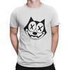F-Felix The Cat Cartoon Newest TShirt for Men Cool Round Collar Pure Cotton T Shirt Hip Hop Birthday Gifts Tops