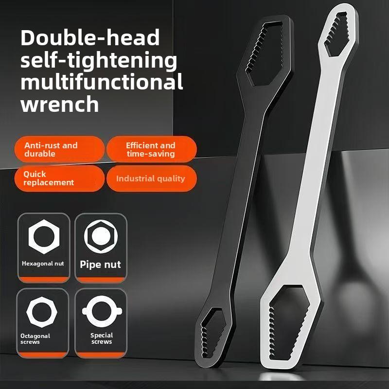 Universal Double Headed Wrench - Ended Wrench, Bidirectional Opening, Detachable Design, Sizes 8 - 13mm & 14 - 24mm