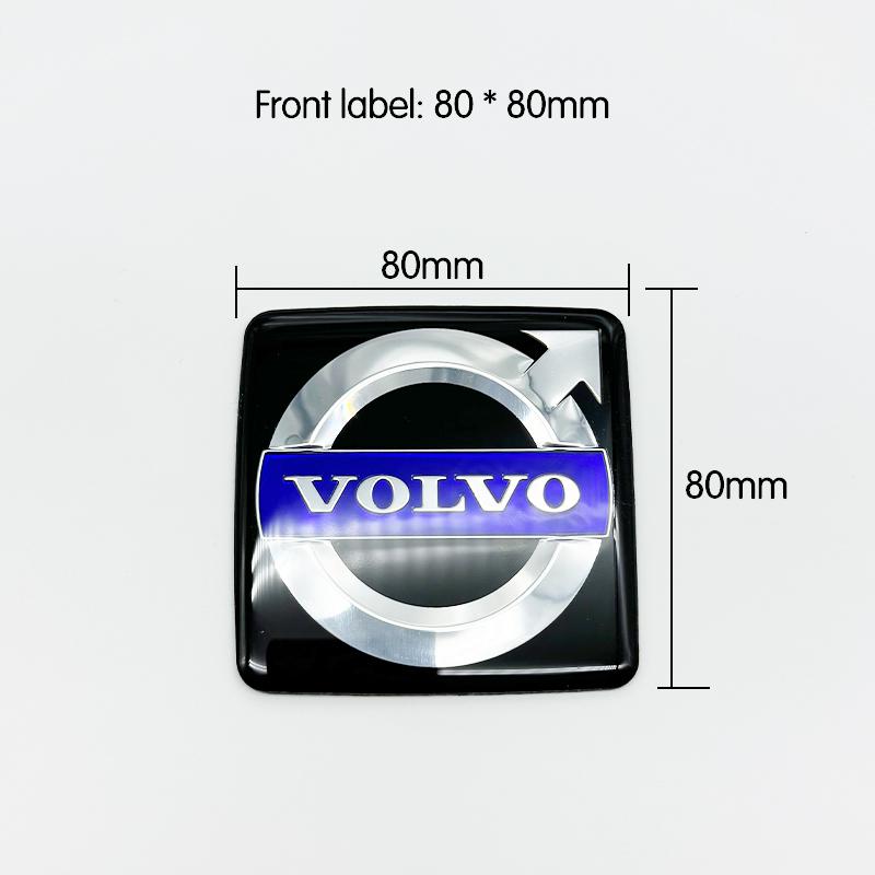 Snvdk1 Grill Logo Plate Emblem Sticker / Decal Car Sticker For Volvo S40 C30 XC90 S80 S80L Car Accessories