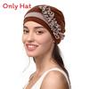 Polyester Floral Headband Hat For Women With Stylish Design For All Seasons