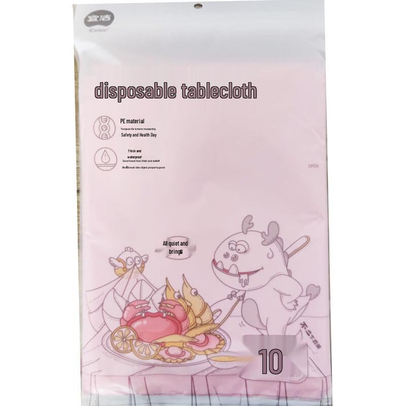 Yekee Disposable Thick Plastic Tablecloth