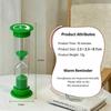 1/6 Pcs White Sand With Clear Glass Body Round Cover Perfect For Teeth Brushing Cooking Home Desktop Decoration