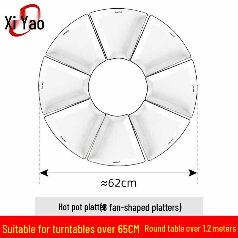 Xiyao French Fan Ceramic Dinnerware Set