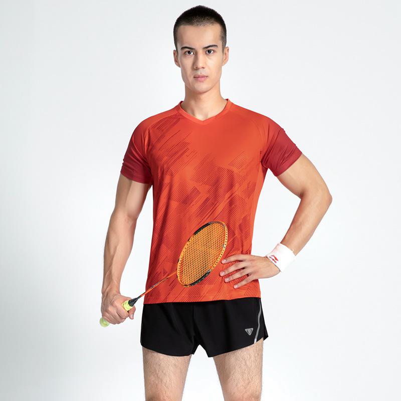 

Men s Breathable Summer Badminton and Table Tennis Sportswear Set XXXL білий