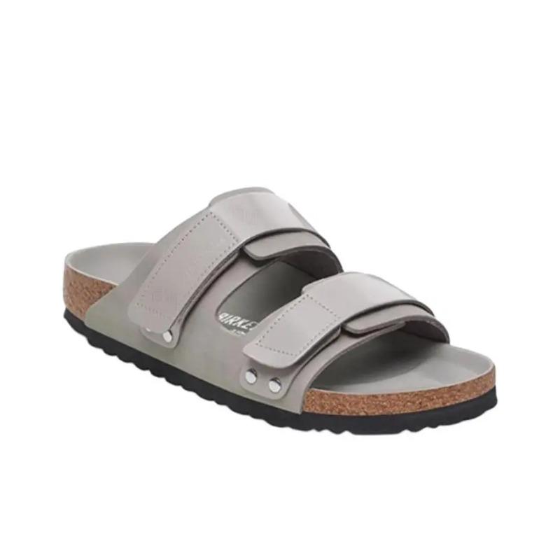 Birkenstock Uji Unisex Slip-on Retro EVA Anti-slip Slide Sandals Stone Gray Regular Wide Fit 1029294 43