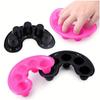 2pcs Nail Art Five Finger Soaking Bowl, Five Hole Separated Soaking Bowl, Softening Keratin Removal Tool, Professional Nail Care Tool