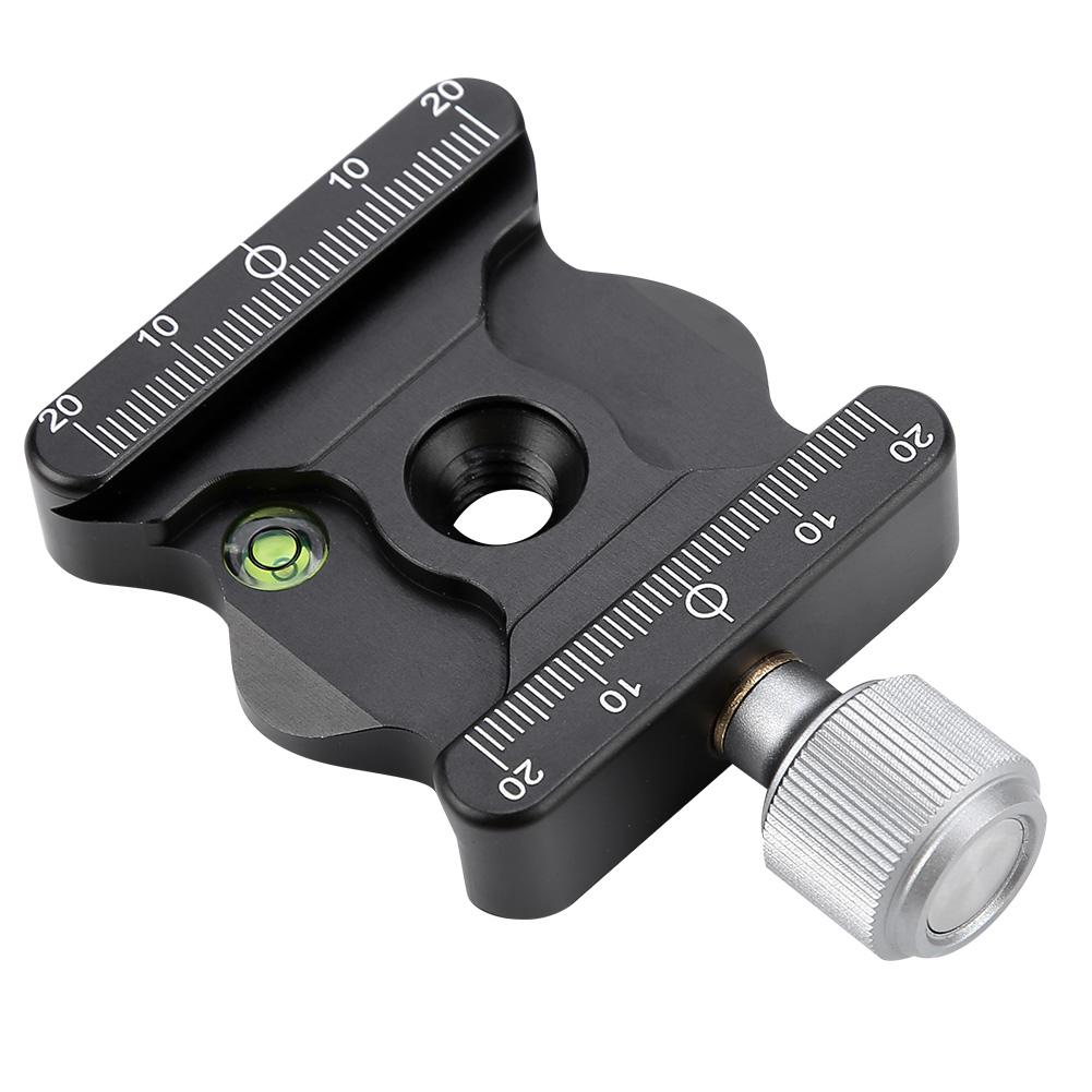 DE-50 Aluminum Alloy Quick Release Plate Clamp Camera Mount Adapter 38