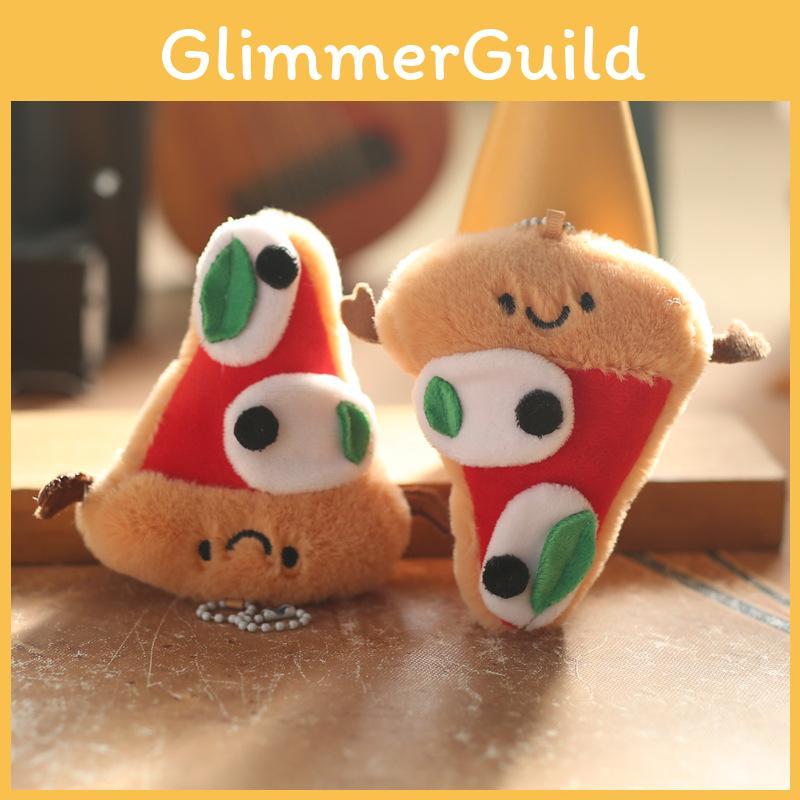 Pizza Jellycat Plush Toy Stuffed Keychain Backpack Decor With Plush Short