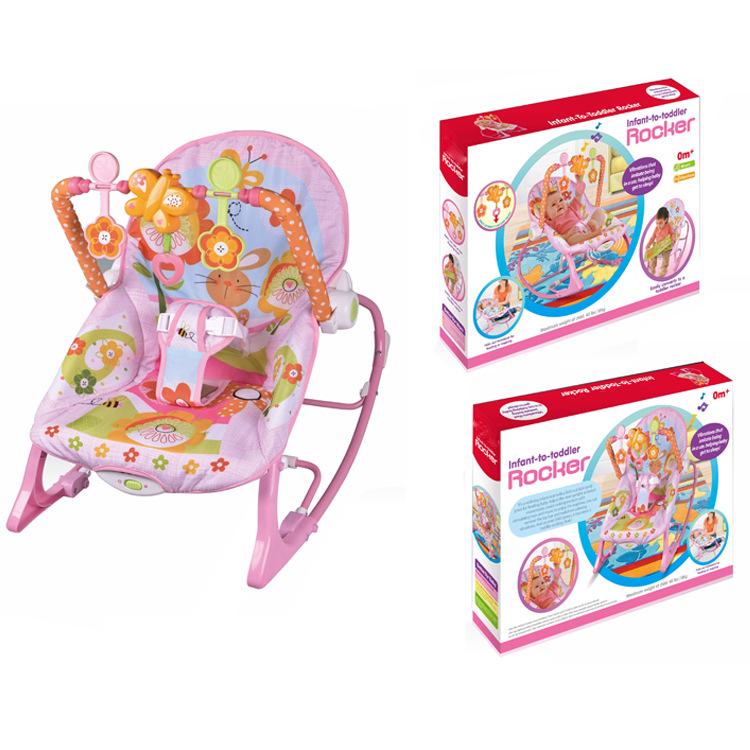 Multifunctional Baby Rocking Chair with Music and Vibration Soothing Cradle Bed