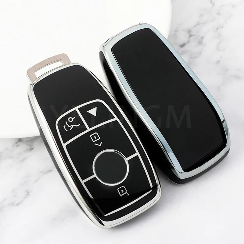 Car Remote Key Case Cover Shell Fob For Mercedes Benz A C E S G Class GLC CLA GLB GLS W177 W205 W213 W222 X167 AMG Accessories