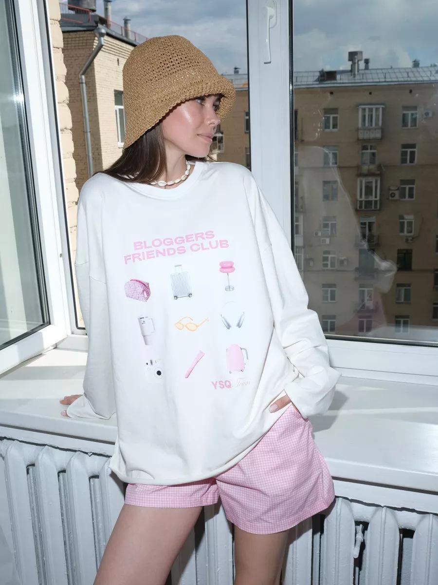 

Spring fashion sweet girl heart versatile trend personalized printed t-shirt top women XXXL білий