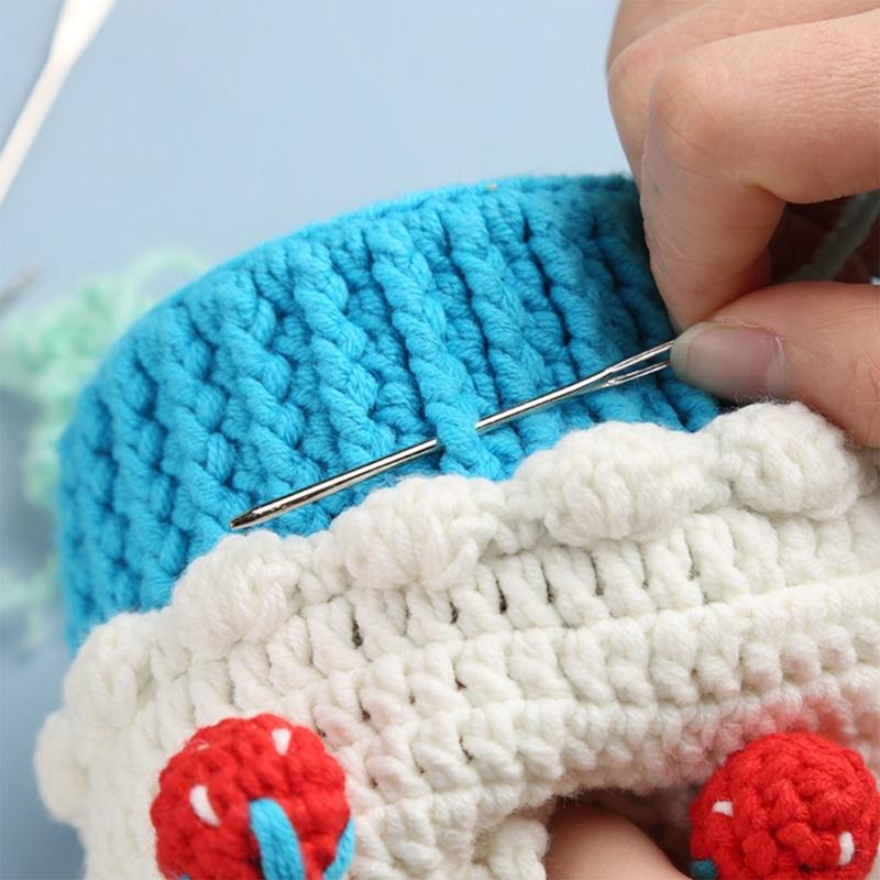 16/32/37Pcs Stainless Steel Crochet Hook Big Eye Knitting Needle Knitting Markers Set with Case for Crochet Hobbyist