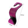 Car Seat Back Hook Diamond Bling Rhinestones Hanger Auto Back Universal Headrest Mount Storage Holder Car Interior Accessories