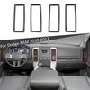 4 Stück Auto Innenraum AC Lüftungsdüsen Rahmen Blende Dekor Abdeckung Zierleisten-Kit Für Dodge Ram 2010-12